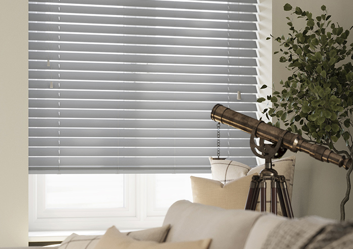 Ecowood, Tranquil Grey Fine Grain - Twist&Fit Venetian Blind - Image 5